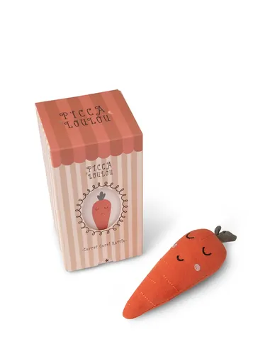 Picca Loulou rammelaar Carrot Orange 12 cm