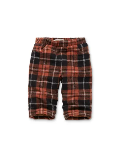 Sproet & Sprout Baby Pants Flannel Check Barn Red