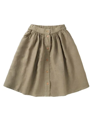 Linen Skirt Laurel Oak