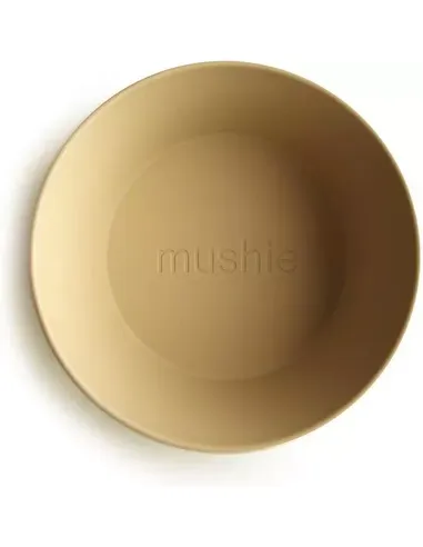 Mushie Kom Rond Mustard (2 stuks)
