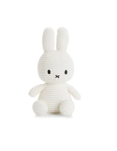 Bon Ton Toys - Nijntje corduroy white 23 cm