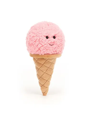 Jellycat Knuffel Irresistible Ice Cream Strawberry